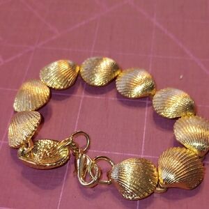 Gold Shell Bracelet